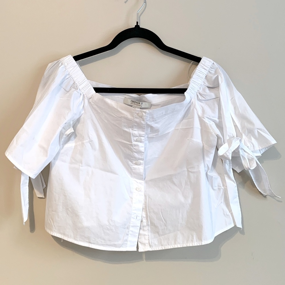 Forever 21 Off the Shoulder Blouse, Size S